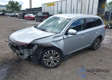 2016 Mitsubishi Outlander Se from USA, damaged, VIN JA4AD3A37GZ034388
